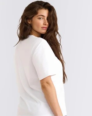 Tričko Organic Basics True Heavy Boxy Tee White