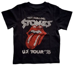 The Rolling Stones T-shirt US Tour '78 Kids Black 1,5 ans