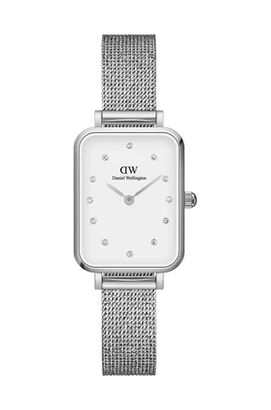 Hodinky Daniel Wellington Quadro 20x26 dámske, strieborná farba