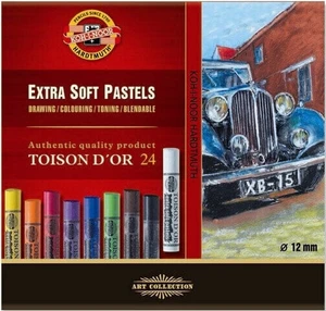 KOH-I-NOOR Set of Artist's Extra Soft Pastels Coffret de pastels secs 24 pièces