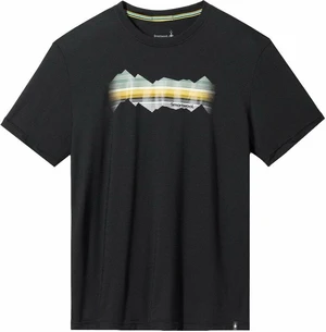 Smartwool Mountain Horizon Graphic Short Sleeve Tee Black M Tricou