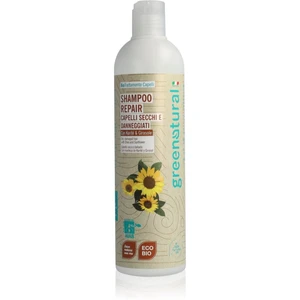 Greenatural Shampoo Repair regenerační šampon pro suché a poškozené vlasy s bambuckým máslem 400 ml