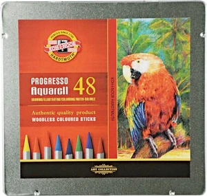 KOH-I-NOOR Progresso 48 Coffret crayons aquarelle 48 pièces