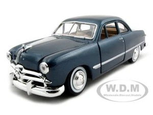 1949 Ford Coupe Blue 1/24 Diecast Model Car by Motormax