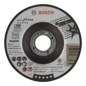 Bosch Accessories 2608603491 2608603491 rezný kotúč lomený  115 mm 22.23 mm 1 ks