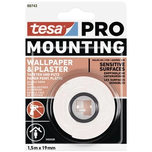 tesa Mounting PRO Tapete & Putz 66743-00000-00 montážna páska  biela (d x š) 1.5 m x 19 mm 1 ks