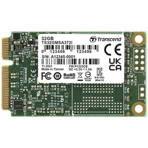 Transcend  32 GB interný pevný disk 6,35 cm (2,5 ") SATA III  T32GMSA372I