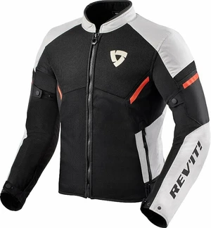 Rev'it! Jacket GT-R Air 3 White/Neon Red XL Textilní bunda