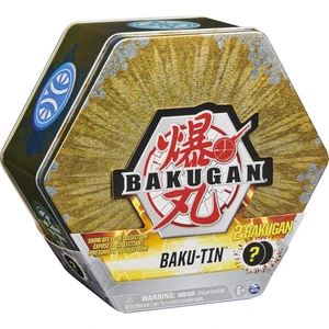 Bakugan Plechový Box s exkluzivním Bakuganem S3 zlatý