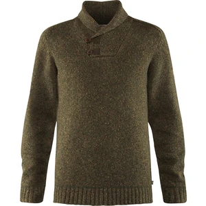 Svetr Fjällräven Lada Sweater - Dark Olive Velikost: XL