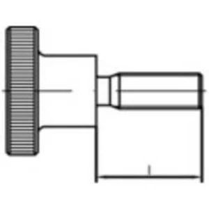 Rýhovaný šroub TOOLCRAFT 1060867, N/A, M6, 16 mm, nerezová ocel, 10 ks