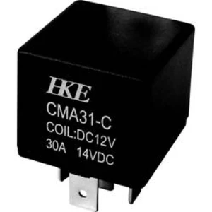 Relé motorového vozidla HKE, 12 V/DC, 30 A, 1 přepínací kontakt CMA31-DC12V-C-NS