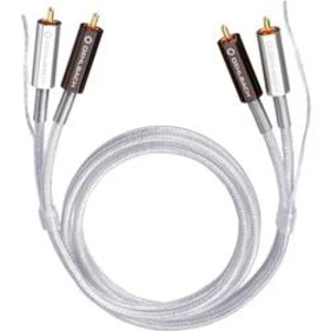 Cinch audio kabel Oehlbach 2600, 0.50 m, transparentní