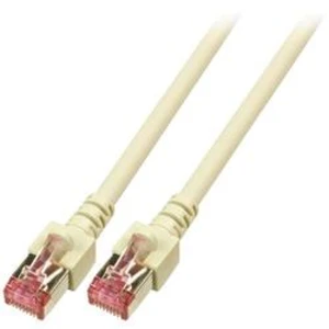 Síťový kabel RJ45 EFB Elektronik K5510.1, CAT 6, S/FTP, 1.00 m, šedá