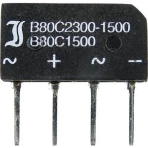 Můstkový usměrňovač Diotec B80C1500-1000, U(RRM) 180 V, 1,4 A (1,6 A)