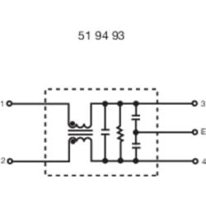 Odrušovací filtr Yunpen YG10T5, 125/250 V/AC (50/60Hz), 250 V/AC, 10 A