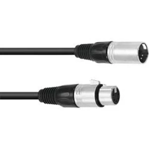 XLR kabel OMNITRONIC 5pin, černá černá