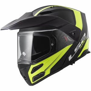 Výklopná přilba LS2 FF324 Metro Rapid Matt Black Yellow P/J  XS (53-54)