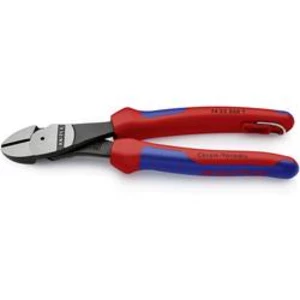 Silové boční štípací kleště dílna Knipex 74 22 200 T, s pojistným očkem , 200 mm