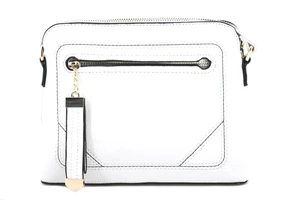 Dámská / dívčí kabelka crossbody - bílá