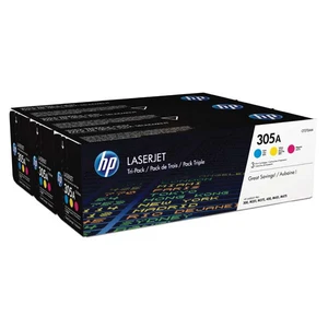 HP 305A CF370AM CMY multipack originálna cartridge