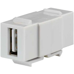 adaptér, dvojitá spojka KMK-USB rw  17010651 Rutenbeck Množstvo: 1 ks