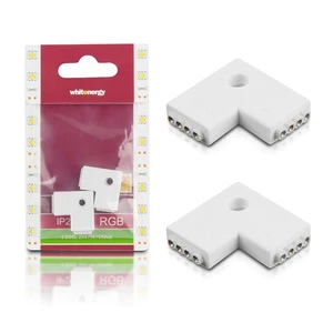 Összekötő WhiteEnergy RGB LED szalagu L 2x4PIN F - 2 db