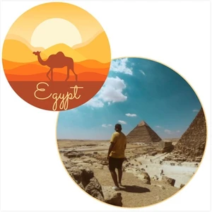 Magnet Egypt, 9x9 cm