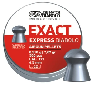 Diabolky Exact Express 4.52 mm JSB® / 500 ks (Barva: Vícebarevná)