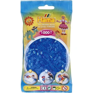 Hama H207-15 Průhledné modré korálky 1000 ks Midi