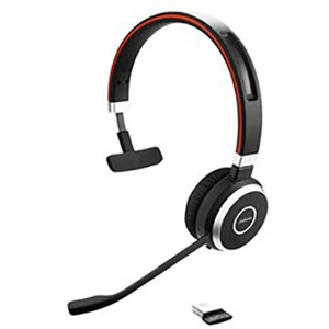 Jabra Evolve 65 UC telefónne headset s USB bezdrôtový na ušiach čierna, strieborná