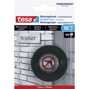 tesa BRICK & STONE 77748-00000-00 montážna páska tesa® POWERBOND čierna (d x š) 1.5 m x 19 mm 1 ks