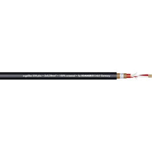 Sommer Cable 200-0251 mikrofónový kábel  2 x 0.38 mm² čierna metrový tovar