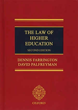 The Law of Higher Education