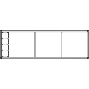 Ritto by Schneider 1553770, 15537/70, (š x v x h) 1308.5 x 431.5 x 150 mm, bílá