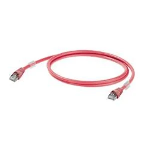 Síťový kabel RJ45 Weidmüller 1166030010, CAT 6A, S/FTP, 1.00 m, červená