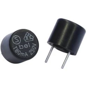 Mini pojistka Belfuse BEL Fuse Sicherung träge radial 2,5 A, THT, 2.5 A, 250.0 V, T pomalá, 100 ks