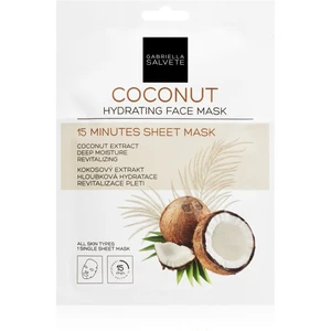 Gabriella Salvete Face Mask Coconut hydratační plátýnková maska 1 ks