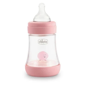 CHICCO Láhev kojenecká Perfect 5 silikon Dívka 150 ml