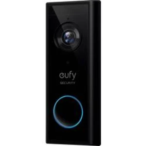 Wi-Fi příslušenství domovní telefon Anker Black Video Doorbell 2K T82101W1