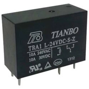 Tianbo Electronics TRA1 L-24VDC-S-Z relé do DPS 24 V/DC 12 A 1 přepínací kontakt 1 ks