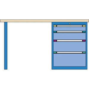 Thur-Metall 84502333 Pracovný stôl (š x v x h) 1500 x 840 x 700 mm