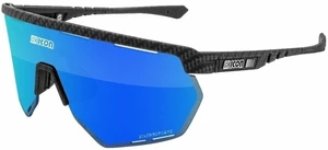 SCICON Aerowing Carbon Matt/SCNPP Multimirror Blue/Clear Lunettes vélo