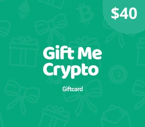 Gift Me Crypto $40 Gift Card