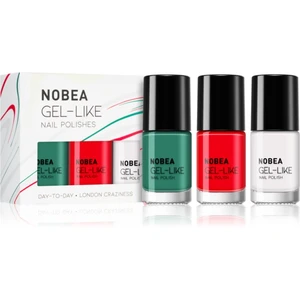 NOBEA Day-to-Day London Crazines sada lakov na nechty 3x6 ml