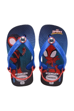 Dětské žabky Havaianas BABY MARVELUBYED tmavomodrá barva