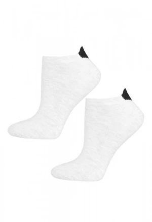 Moraj CSD170-151 hladké Dámské kotníkové ponožky 38-41 šedá