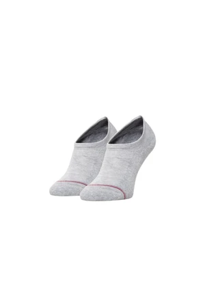 Tommy Hilfiger Socks - TH MEN ICONIC FOOTIE 2P grey