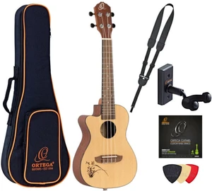 Ortega RU5CE-L Deluxe SET Natural Ukulele da Concerto