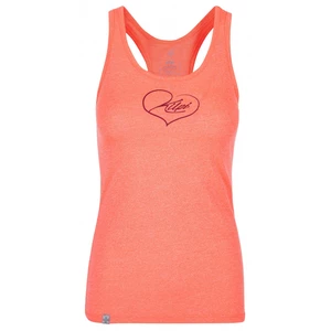 Women's sports tank top KILPI ARIANA-W coral